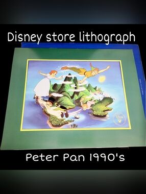 Disney Peter Pan 1990s Exclusive Lithograph